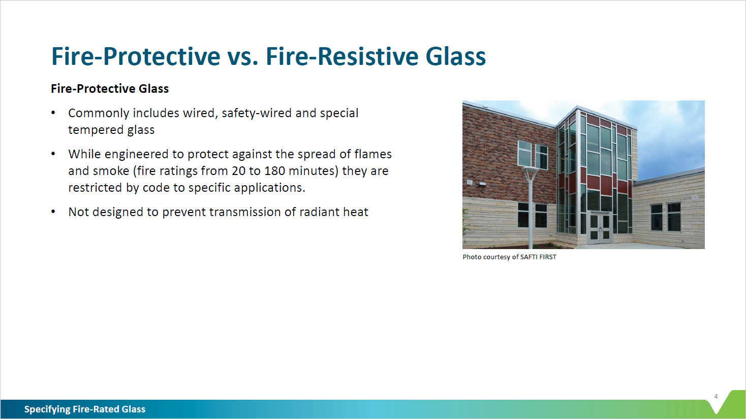 Specifying FireRated Glass